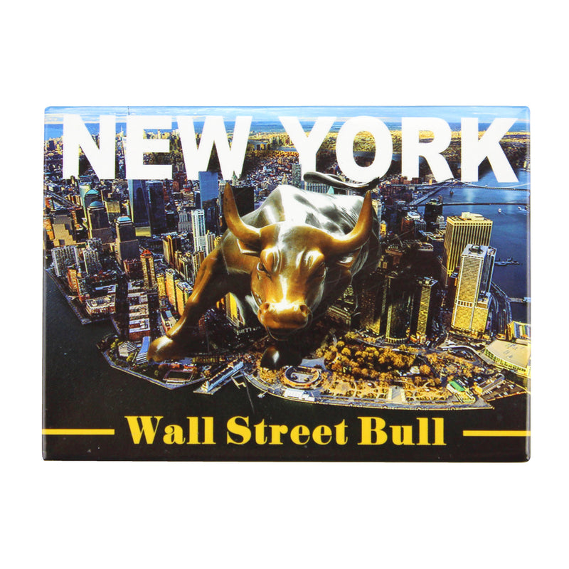 Wall Street Bull Fridge Magnet