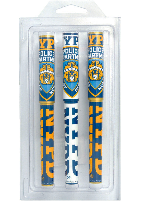 NYPD Rollerball Pens - Set of 3