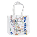 New York MTA Subway Map Canvas Bag