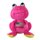 New York City USA Flag - Frog Animal Plush Toy