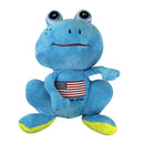 New York City USA Flag - Frog Animal Plush Toy
