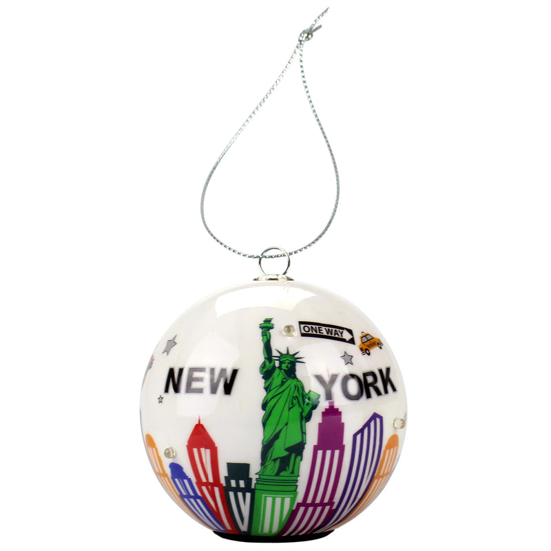 New York City Christmas Ball Ornaments