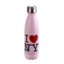 I Love/Heart NY - Stainless Steel Travel Water Bottle - 16oz