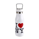 I Love/Heart NY - Stainless Steel Travel Handle Water Bottle - 16oz