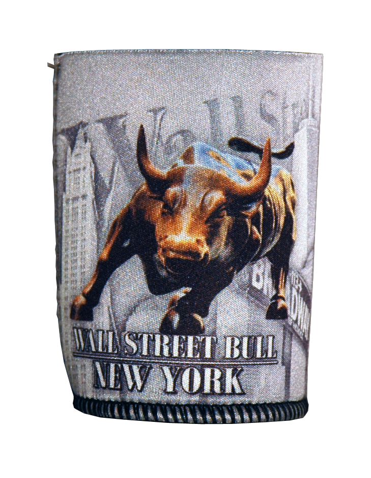 Wall Street Bull Can Cooler