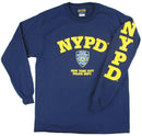 NYPD Long Sleeve T-Shirt w/ Logo & Lettering