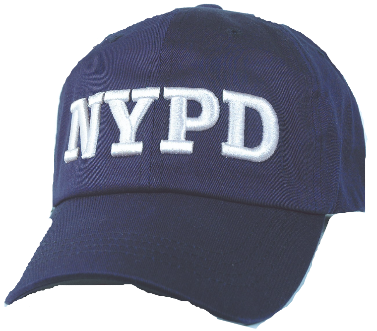 NYPD Baby Size Navy Cap w/White Lettering