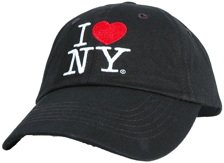 GiftMan I Love New York Black Cap 100% Cotton. Infant