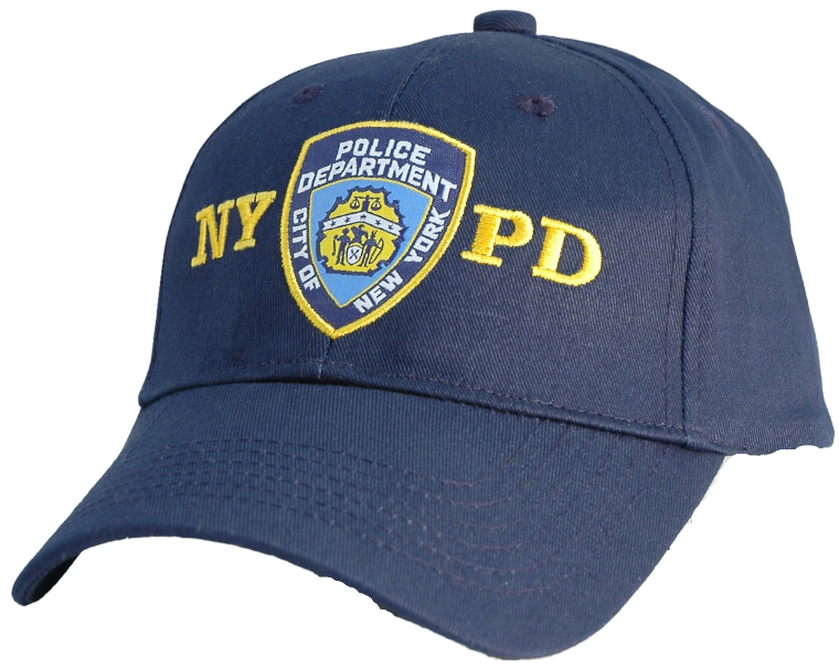 NYPD Junior Size Cap w/Lettering & Logo Navy