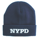 NYPD Beanie Winter Hat with Lettering