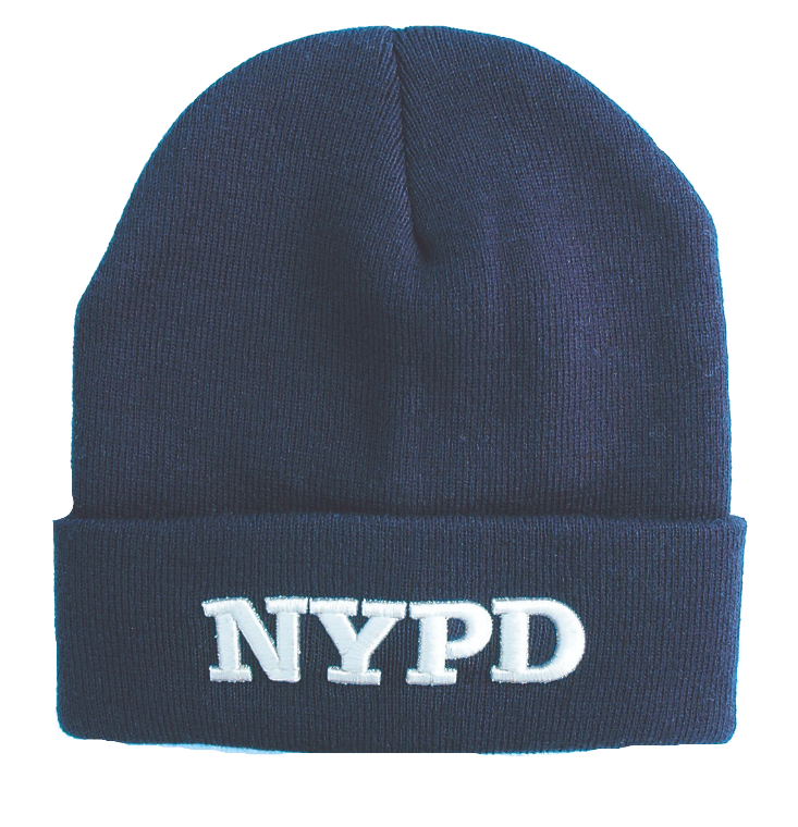 NYPD Beanie Winter Hat with Lettering