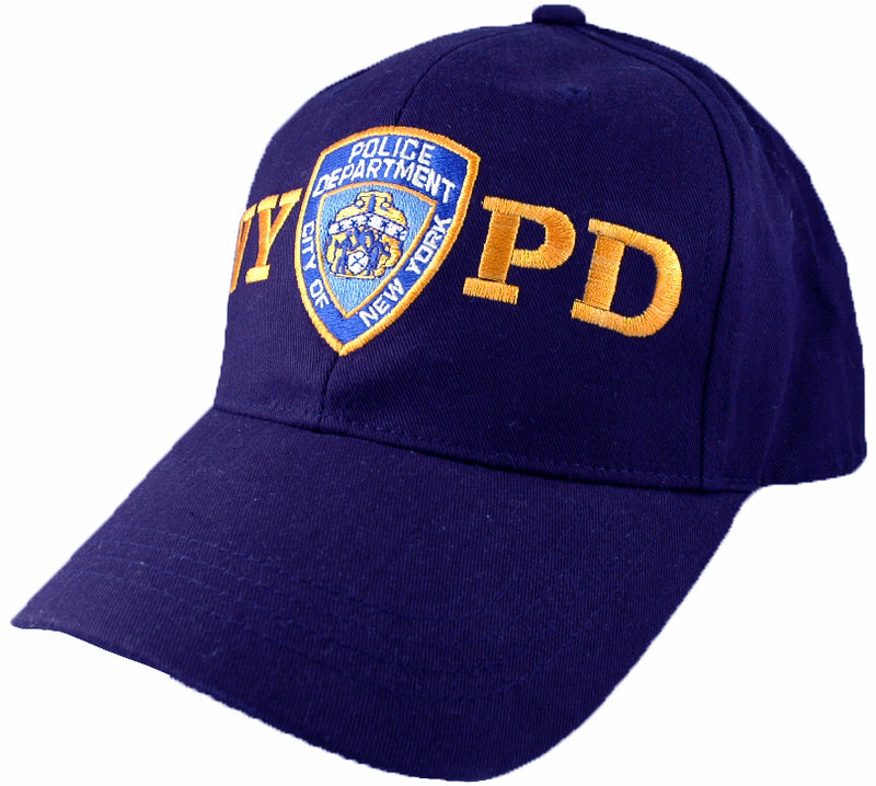 NYPD Embroidery Navy Cap w/Logo & Lettering