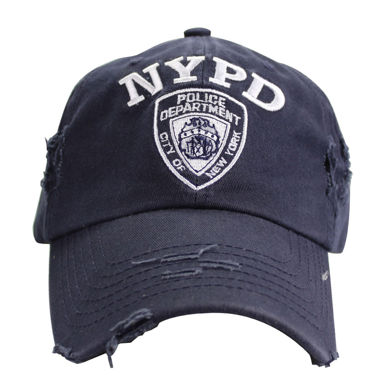 NYPD Navy Cap/Hat with White Lettering & Logo