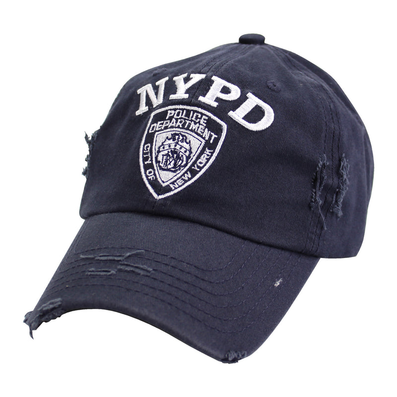 NYPD Navy Cap/Hat with White Lettering & Logo