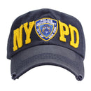 NYPD Navy Cap & Hat with Yellow Letters & Logo