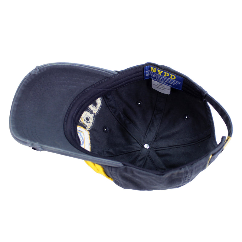 NYPD Navy Cap & Hat with Yellow Letters & Logo