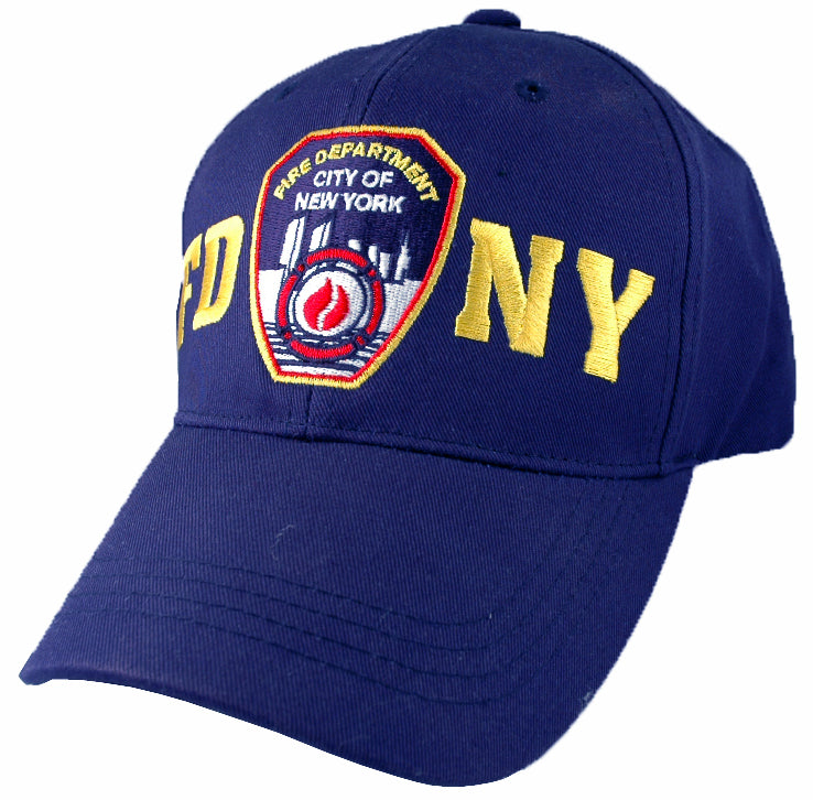 Embroidery FDNY Navy Cap w/Logo & Lettering